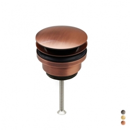 Piletta Clic Clac In Ottone Certificato Nf - 1"1/4 -ramata 126-K420-RA