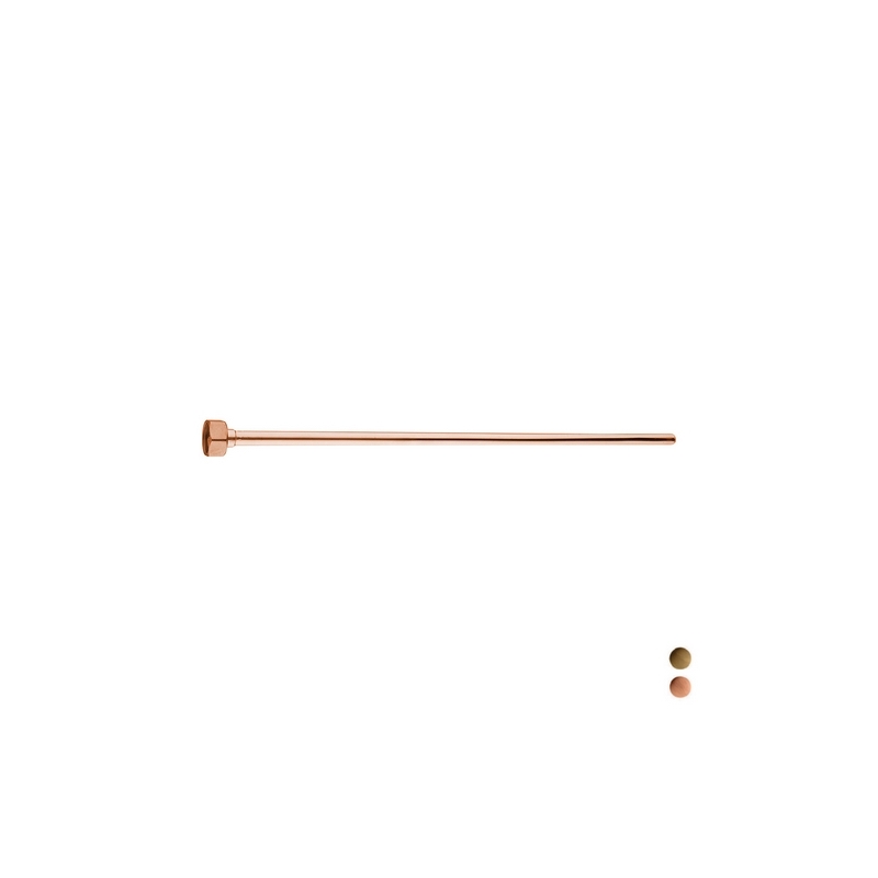 Tubo D. 10 Con Cartella E Calotta G 1/2" - Bronzato 126-KP289-BR