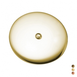 Piastra Pavimento In Ottone - Diam. 150 - Dorata 126-KP517-DR