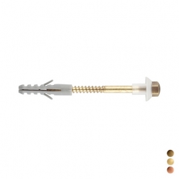 Vite Fissaggio Per Vaso - L. 80 Mm - Bronzata 126-KP537-BR