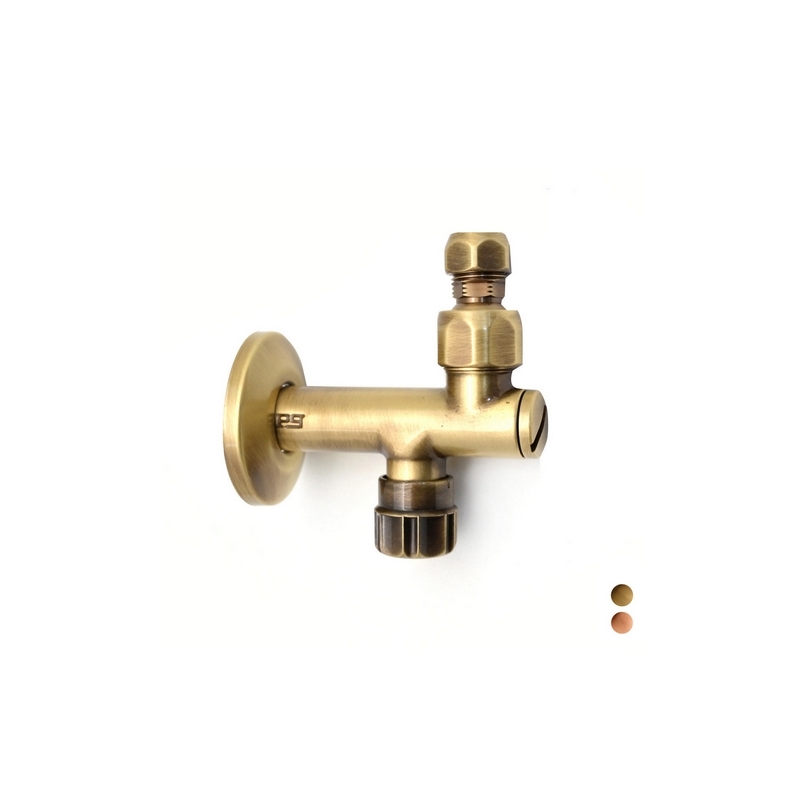 Rubinetto Sottolavabo Con Filtro A Snodo 10 Mm - 1/2" Bronzato 126-KP538-BR