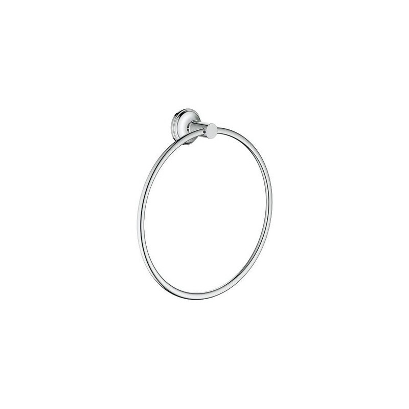 Porta Salviette Ad Anello Essentials Authentic - Cromo 121-HA40655