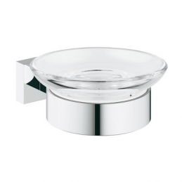 Base Portasapone Con Supporto Essentials Cube - Cromo 121-HC40754