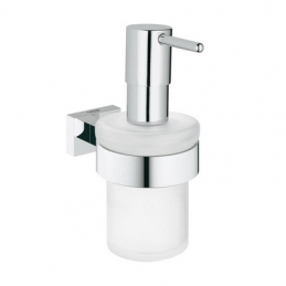 Dispenser Con Supporto Essentials Cube - Cromo 121-HC40756
