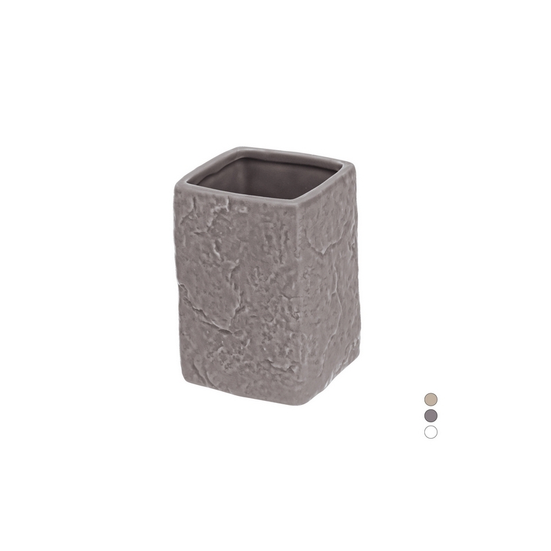 Porta Spazzolino Linea Petra - Grigio 121-R305-GR