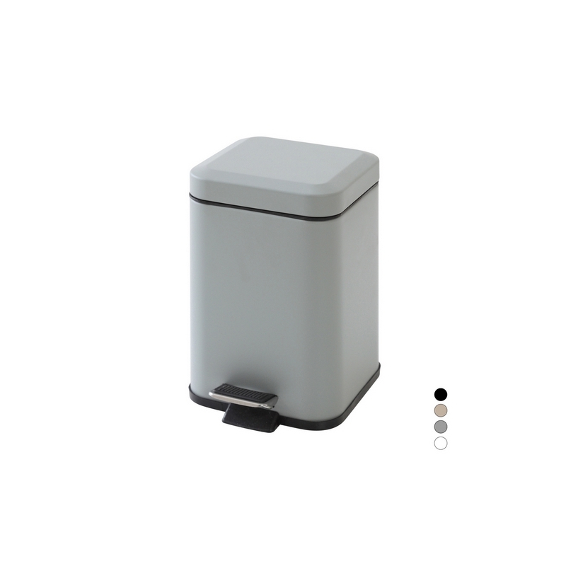 Pattumiera Quadrata 3l - Bianca 121-R510-BI