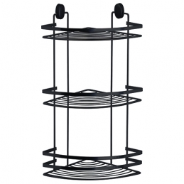 Mensola Angolare 3 Ripiani Cover - Nero 121-R2913-NE