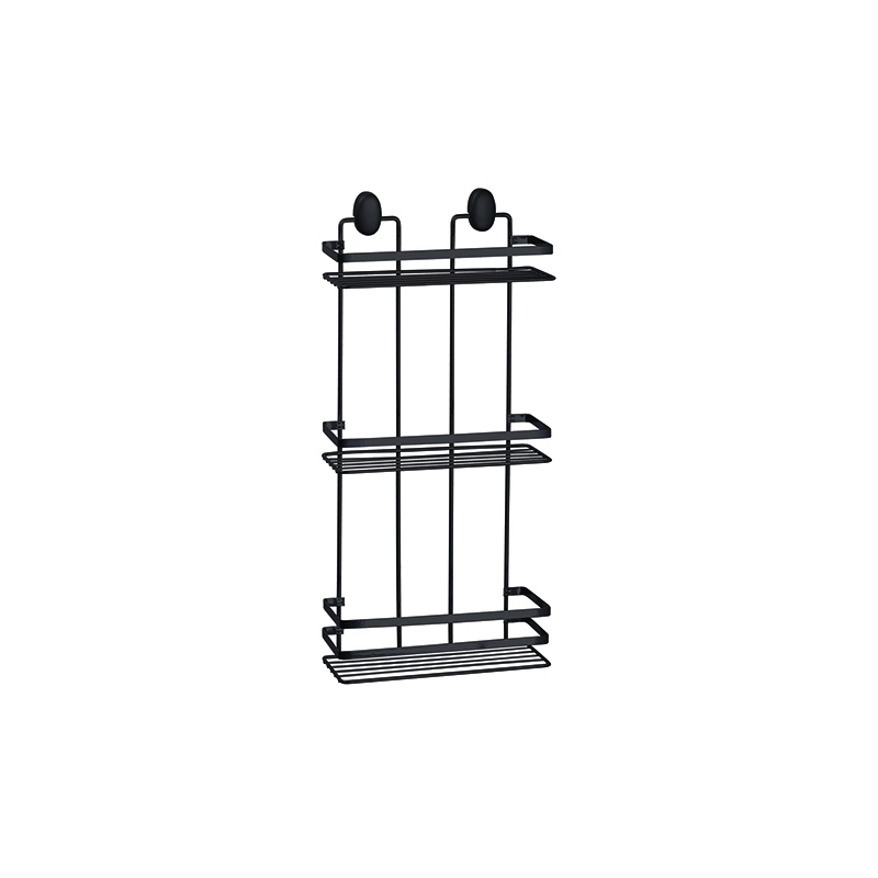 Mensola Rettangolare 3 Ripiani Cover - Nero 121-R2916-NE