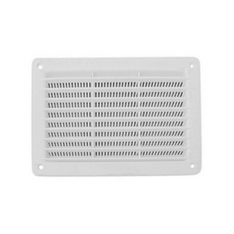 Griglia Di Aerazione Rettangolare Ad Incasso - Cm. 20 X 15 Busta C/cappellott 411-382-S2015