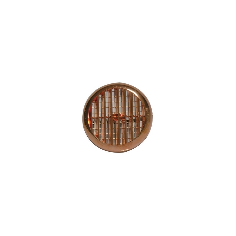 Griglia Di Aerazione Tonda Con Molle In Rame - Diam. 175 411-391-175