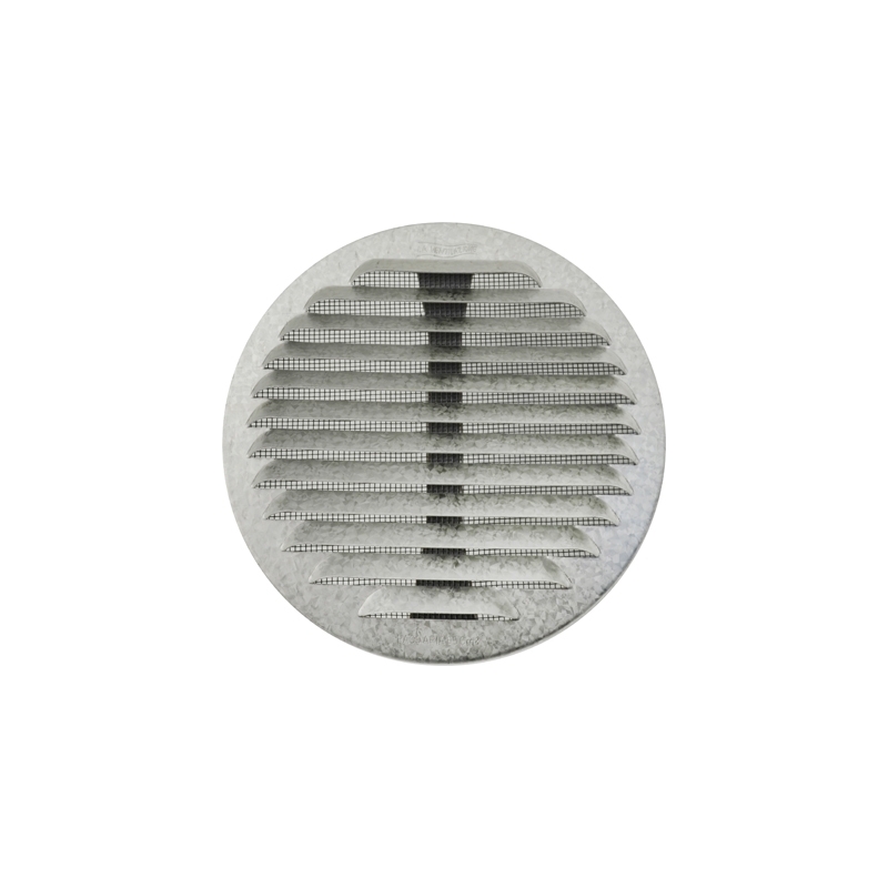 Griglia Tonda In Metallo Con Molle E Rete D.80-140 Mm - Alluminio Bianco 411-4001-AB
