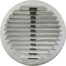 Griglia Tonda In Metallo Con Molle E Rete D.80-140 Mm - Alluminio Zincato 411-4001-AZ