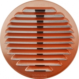 Griglia Tonda In Metallo Con Molle E Rete D.125-160 Mm - Alluminio Ramato 411-4002-AR