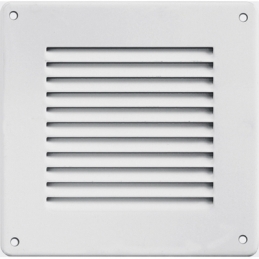 Griglia In Metallo Da Sovrapporre Con Rete L. 140 X H. 140 Mm - Alluminio Argento 411-4006-AA