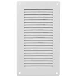 Griglia Da Sovrapporre In Metallo Con Rete L. 140 X H. 240 Mm - Alluminio Argento 411-4014-AA
