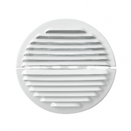 Griglia Tonda Dentro-fuori - Alluminio Bianco Diam. 230 411-4015-AB230