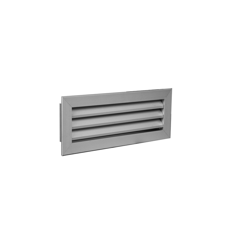 Griglia Di Ripresa Ad Alette Fisse - All. Anodizzato Mm 600 X 200 411-BGRA-AA6020