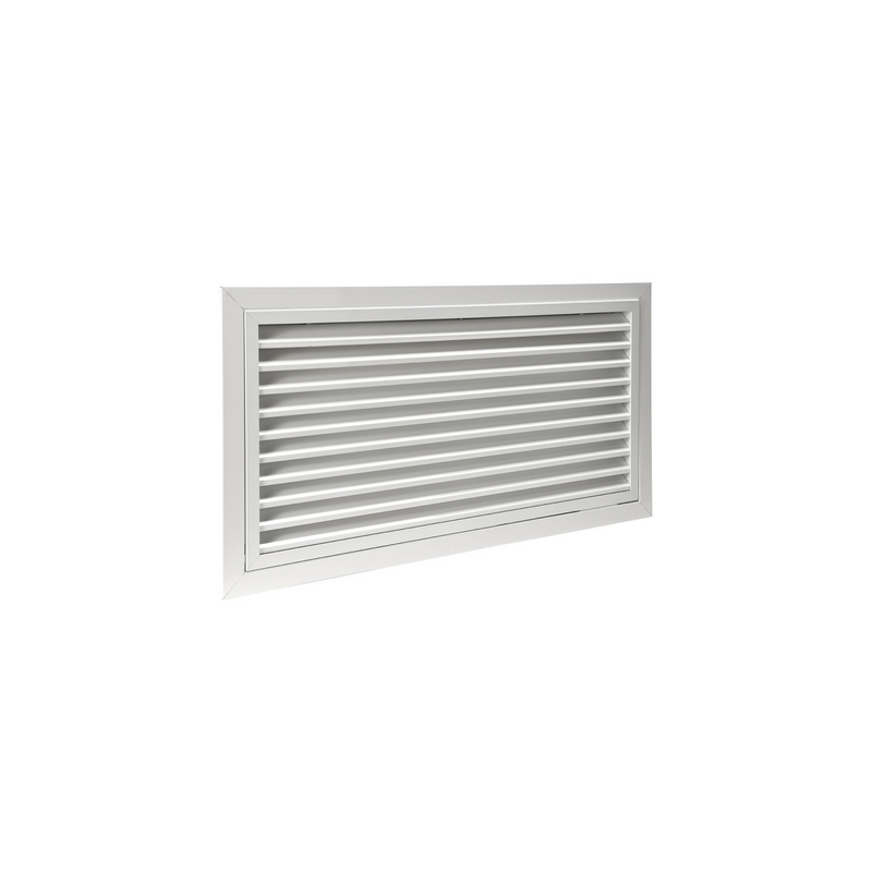 Griglia Di Ripresa Portafiltro Ad Alette Fisse - All. Anodizzato Mm 500 X 500 411-BGRASMF-AA50