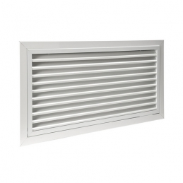 Griglia Di Ripresa Portafiltro Ad Alette Fisse - All. Ral9016 Mm 400 X 400 411-BGRASMF-AR40
