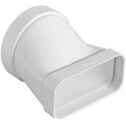 Giunto Orizzontale Per Passaggio Da Tubo Tondo A Rettangolare - D. 100 / 120x60 Mm 411-FCGO-112B