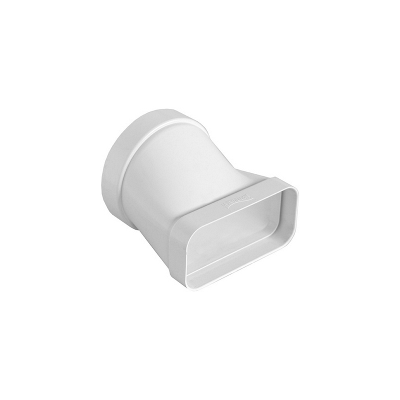 Giunto Orizzontale Per Passaggio Da Tubo Tondo A Rettangolare - D. 125 / 150x70 Mm 411-FCGO-157B