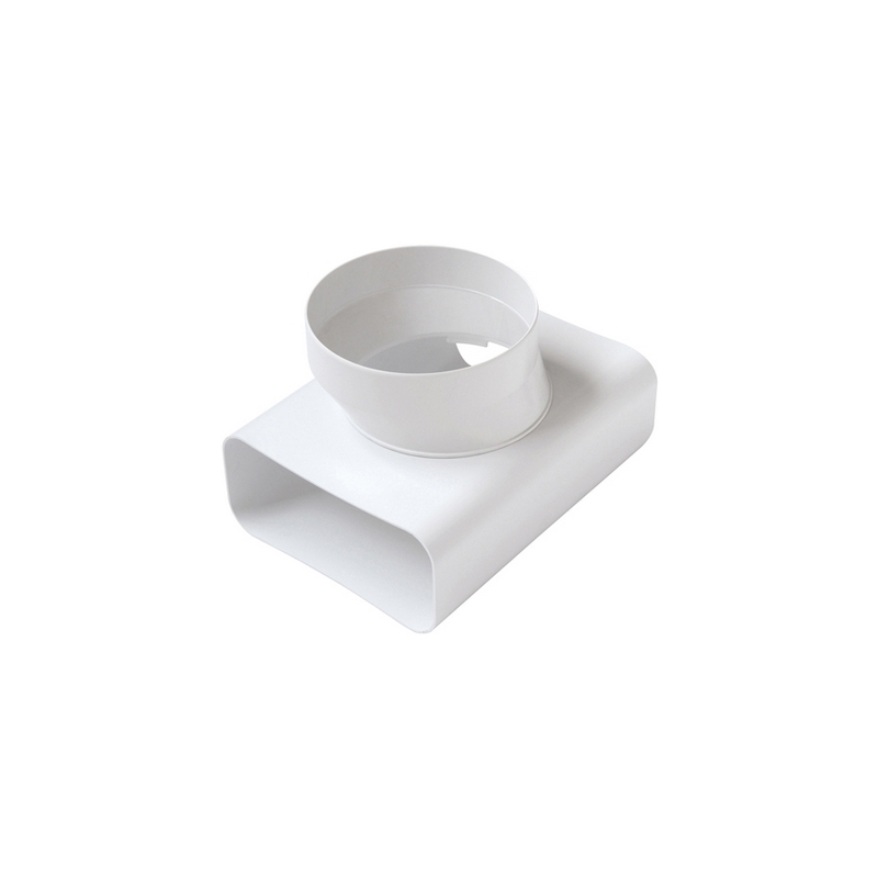 Raccordo A "t" Vt Per Passaggio Da Tubo Rettang. A Tondo - D.100 / 120x60 Mm 411-FCRTV-126B