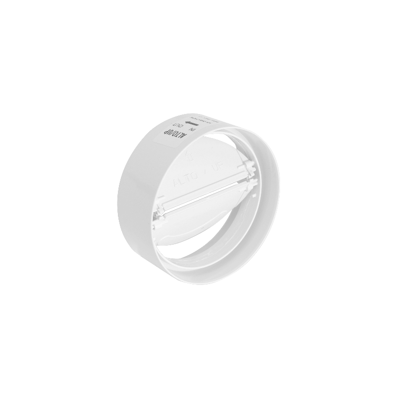 Giunto Per Tubi Tondi In Abs Con Valvola A Farf. - Diam. 100 Mm 411-FVLT-100B
