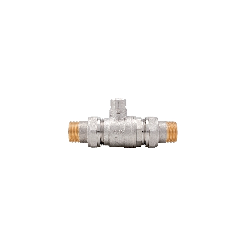 Valvola Di Zona A Sfera A 2 Vie Con Doppio Bocchettone - 1"1/4 Dn 32 411-T981-07