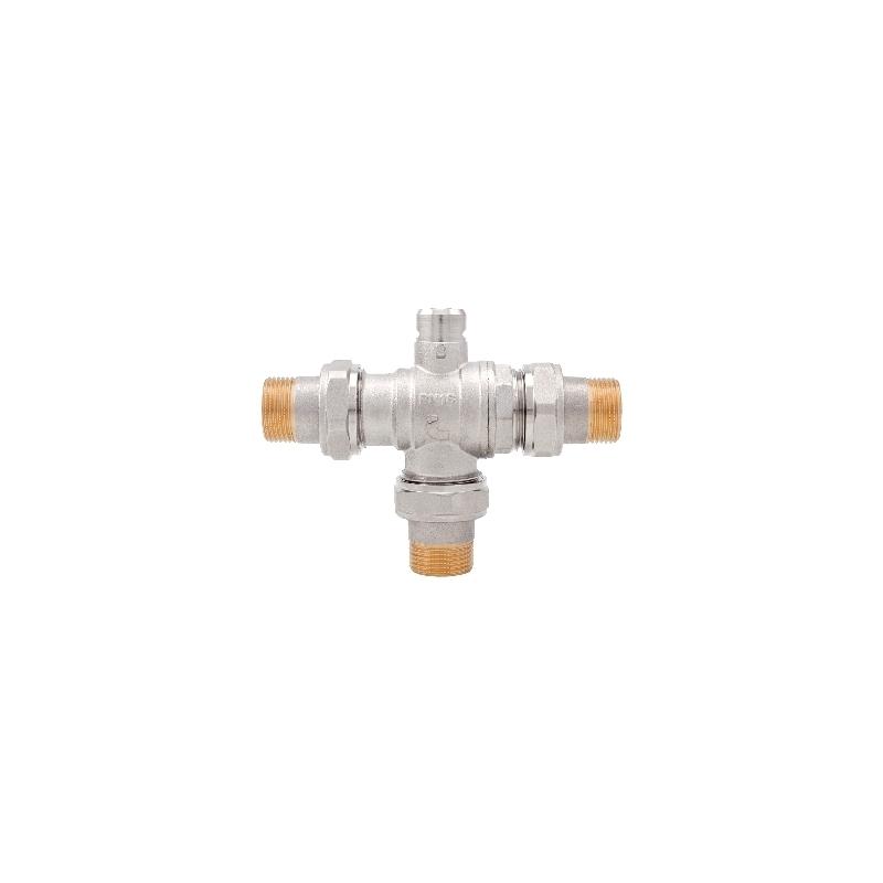 Valvola Di Zona Deviatrice A Sfera A 3 Vie - 3/4 Dn 20 411-T982-05