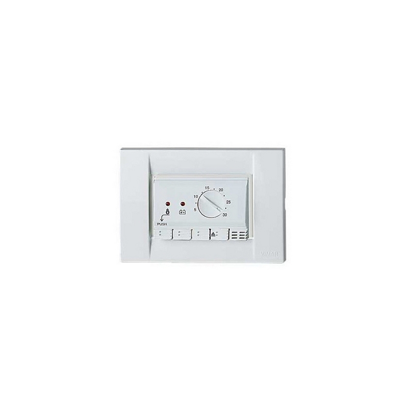 Termostato Elettronico Da Incasso 3 Moduli - Nero 411-368-NE