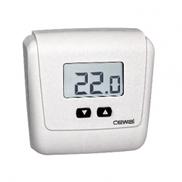 Termostato Elettronico Da Parete Et05 - Bianco 411-3681