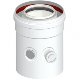 Partenza Verticale Coassiale M/f Dn 60/100 Pv2 - Diam. 60/100 409-G1372