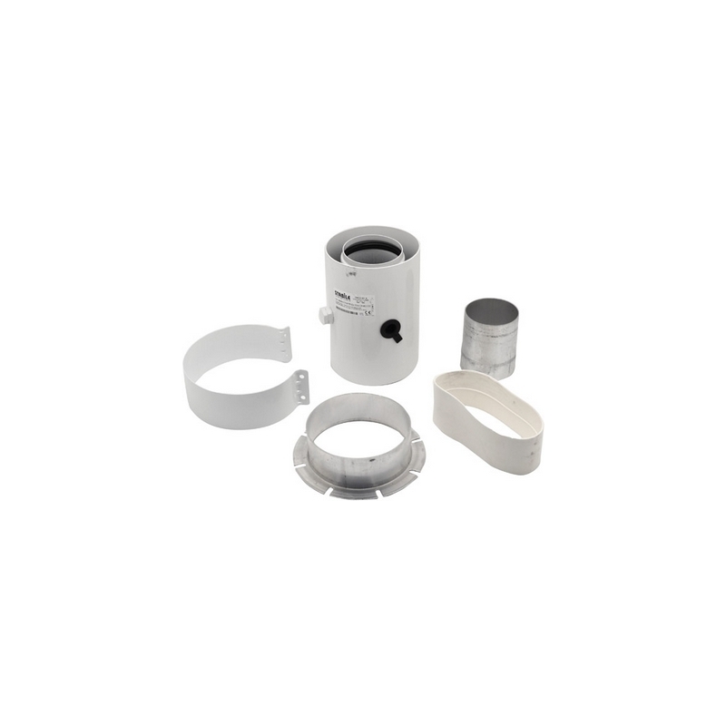 Partenza Verticale 60/100 (coassiale) - Con Prese Analisi Fumi 409-531-C