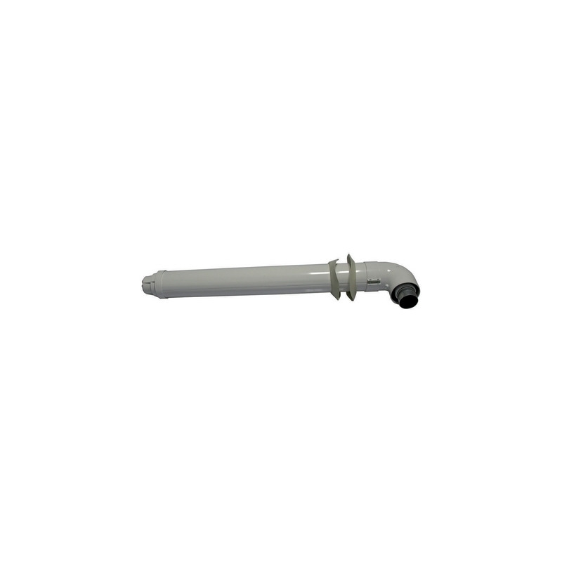 Kit Coassiale Dn 60/100 Con Manicotto E Prese - Con Prese Analisi Fumi 409-561-C