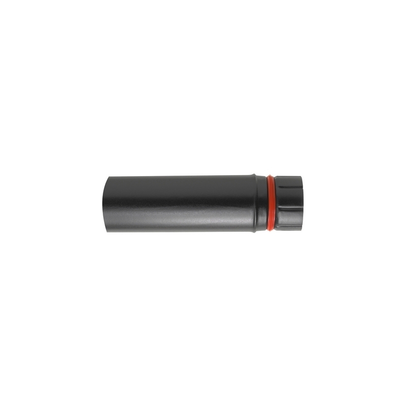 Tubo Eco-pellet H. 250 Mm Smaltato Nero - Diam. 80 409-E130-080