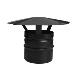 Terminale In Acciaio Verniciato Pellet Attacco Maschio - Diam. 140 409-B901-140
