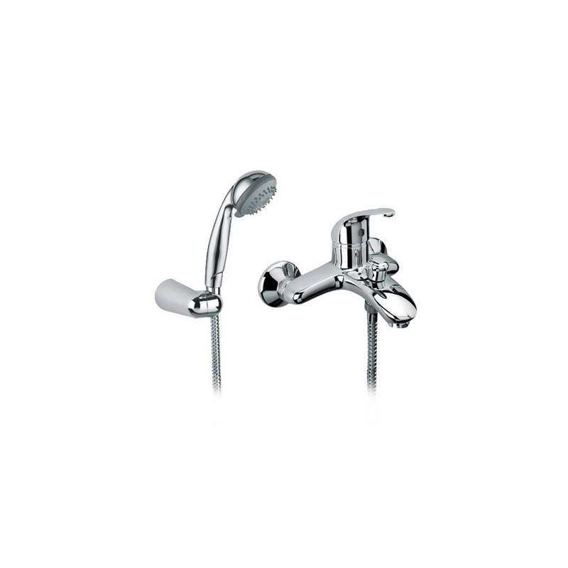 Miscelatore Monocomando Vasca Esterno Con Doccetta E Flessibile Serie Desia 239-S230