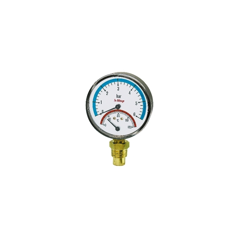 Termomanometro Attacco Radiale - 1/2" 412-4086