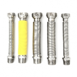 Kit 5 Pz Flessibili Inox Estensibili Per Caldaie A Gas - Mm. 150/300 422-768-22