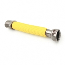 Flessibile Inox Raccordo In Acciaio Rivestito Mm 220 / 420 - 3/4 422-781-05