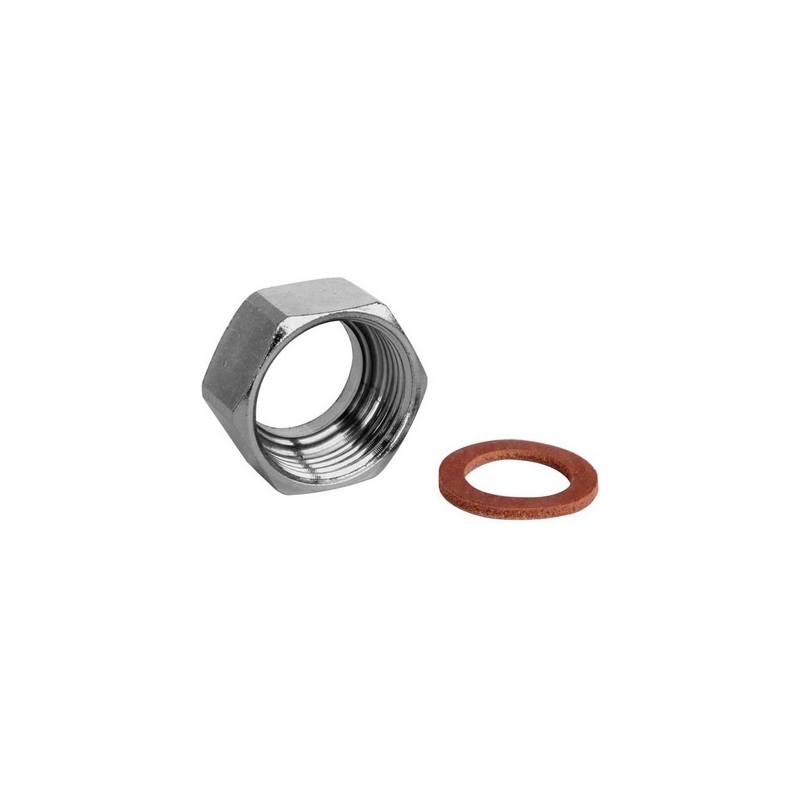Dado In Ottone Per Tubi Flessibili Acqua - 1/2 422-MDO-04