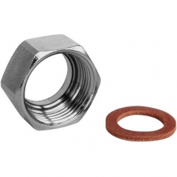 Dado In Ottone Per Tubi Flessibili Acqua - 3/4 422-MDO-05