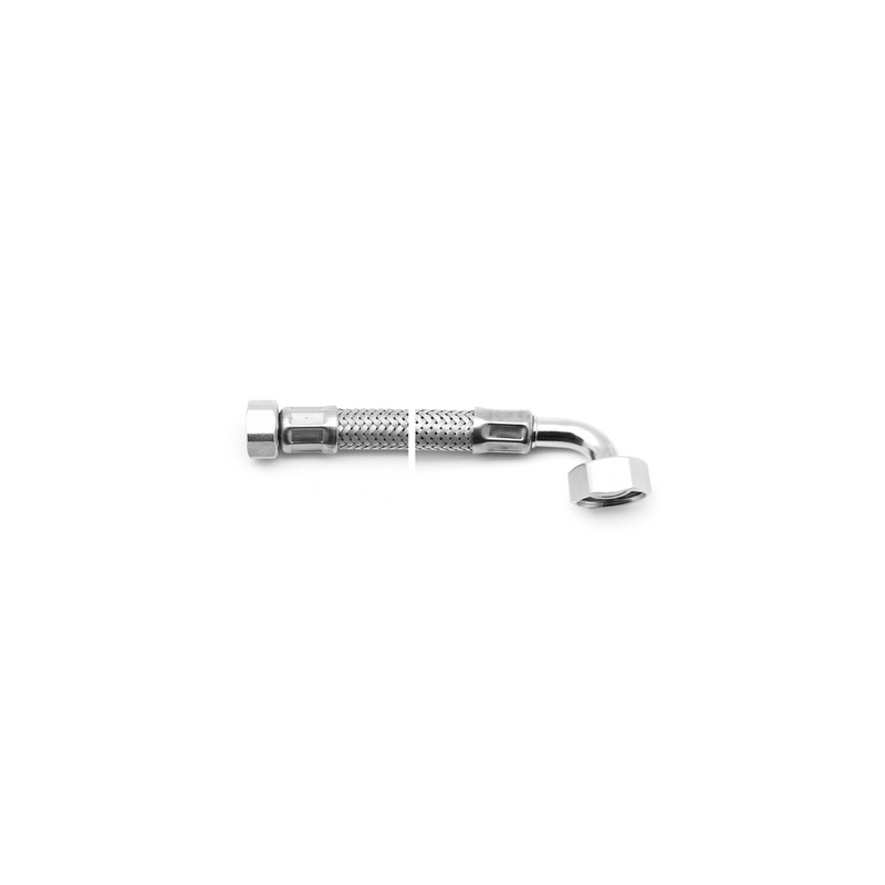 Flessibile Parinox Per Acqua Con Curvetta F1/2" X F1/2" - Cm 40 221-P253CF-40