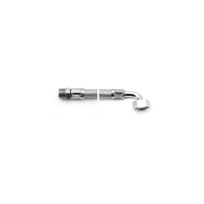 Flessibile Parinox Per Acqua Con Curvetta M1/2" X F3/4" - Cm 35 221-P253CM-35 Flessibile Parinox Per Acqua Con Curvetta M1/2" X F3/4" - Cm 35 221-P253CM-35