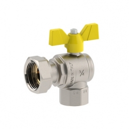 Valvola A Sfera Per Gas A Squadra Femmina-dado Girevole - 3/4f X 1d Dn 20 424-5308-0506