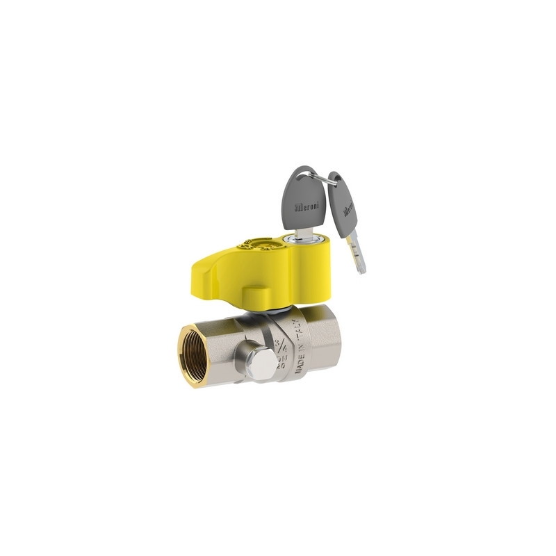 Valvola A Sfera Per Gas Att. Ff Con Serratura - 3/4" Dn 20 424-5312-05