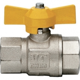 Valvola A Sfera Gas Ff Con Farfalla Mod. London - 3/4" Dn 20 424-600-05