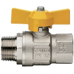 Valvola A Sfera Gas Mf A Farfalla Mod. London - 1/2" Dn 15 424-601-04