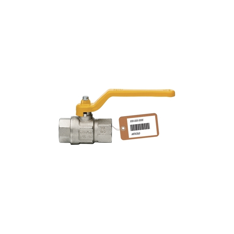 Valvola A Sfera Gas Con Leva Lunga Mod.london F-brico - 1/2" Dn 15 424-602F-04