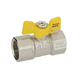 Valvola A Sfera Gas Ff Con Farfalla Mod. Dakota - 3/4" Dn 15 424-700-05